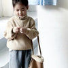Half Zipped High Collared Unisex Knitted Sweater