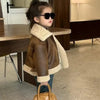 Unisex Faux Shearling Kids Jackets