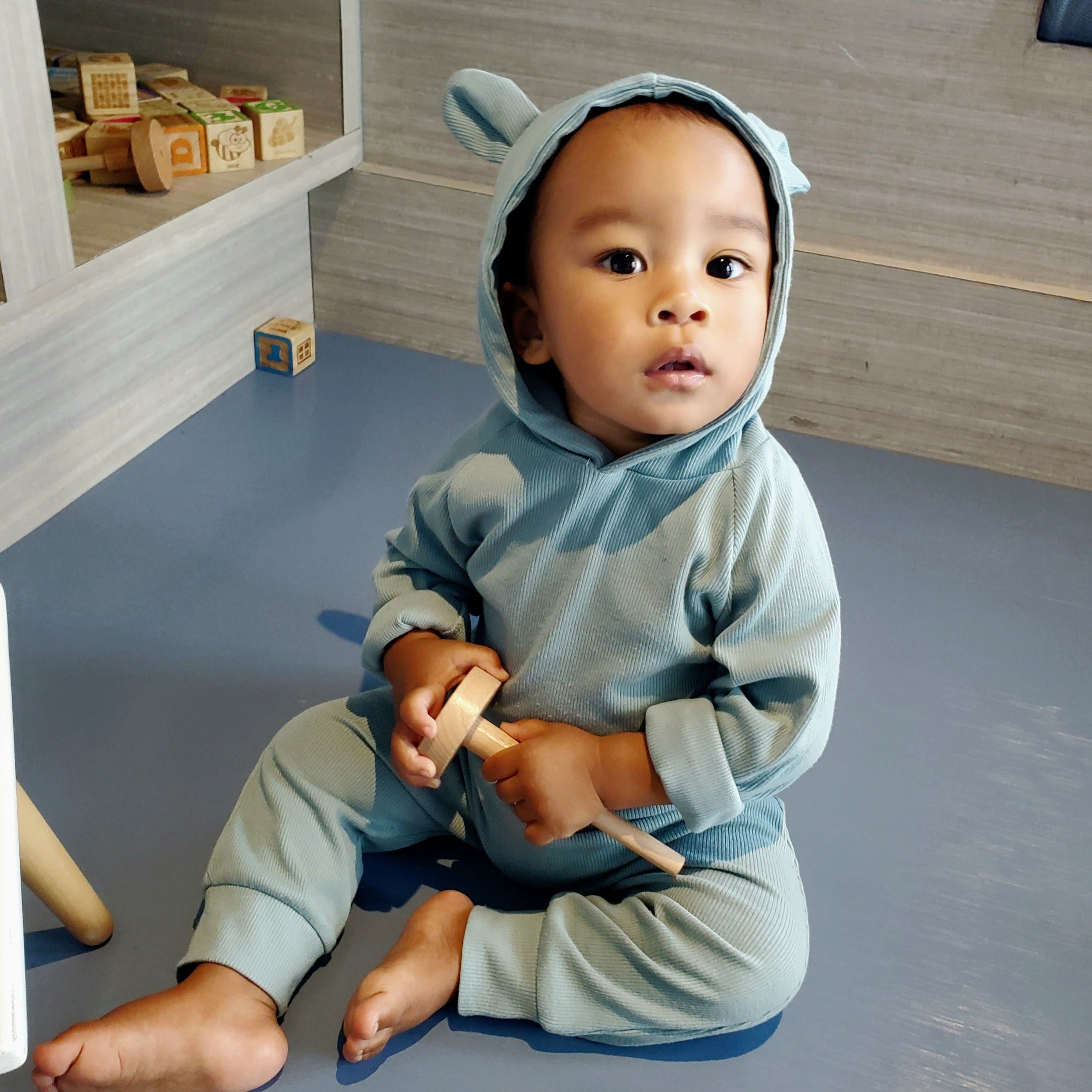 Bear Ear Hoodie Jogger Set