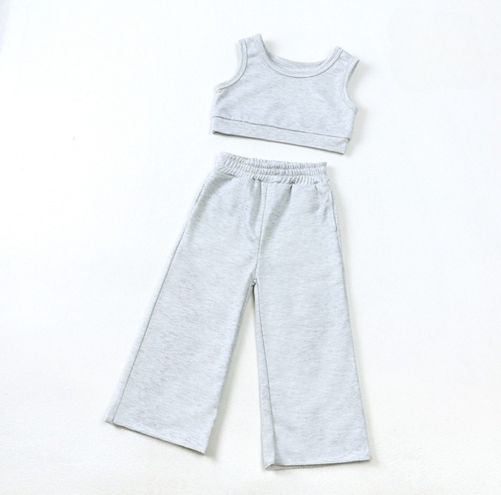 Crop Tank and Wide Legged Jogger Set