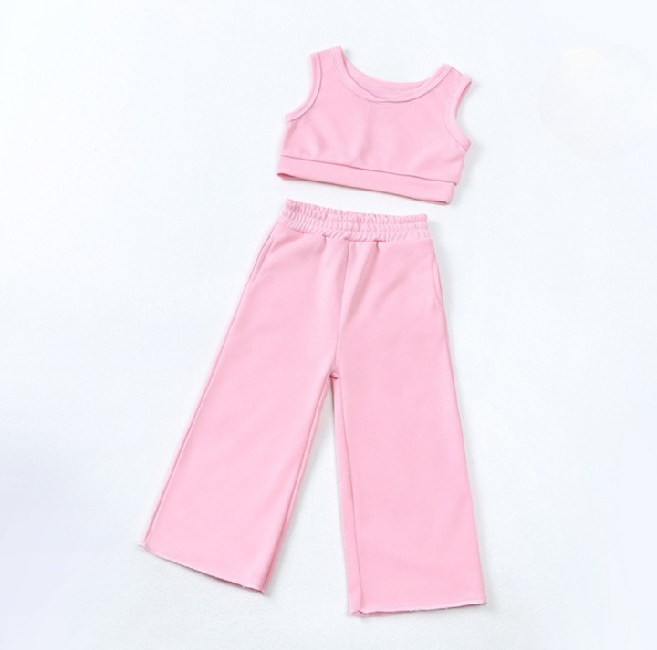 Crop Tank and Wide Legged Jogger Set