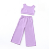 Crop Tank and Wide Legged Jogger Set