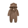 Bear Ear Hooded Romper