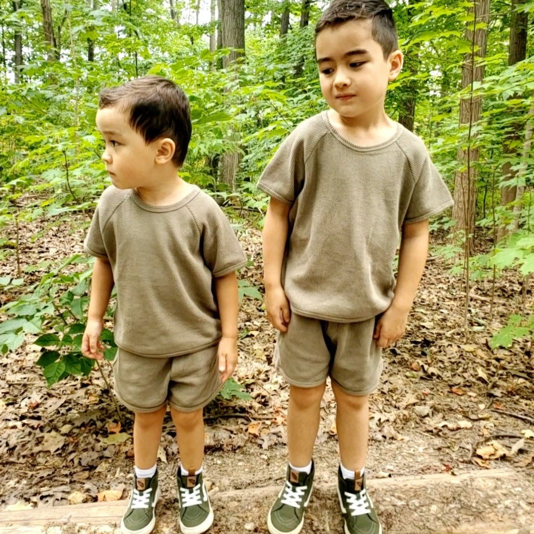T-Shirt Shorts Waffle Set