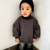 Unisex Kids Puff Sleeve Turtleneck Sweater