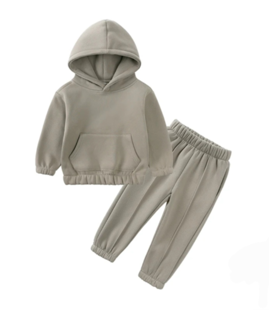 Seam Detailed Jogger Hoodie Set